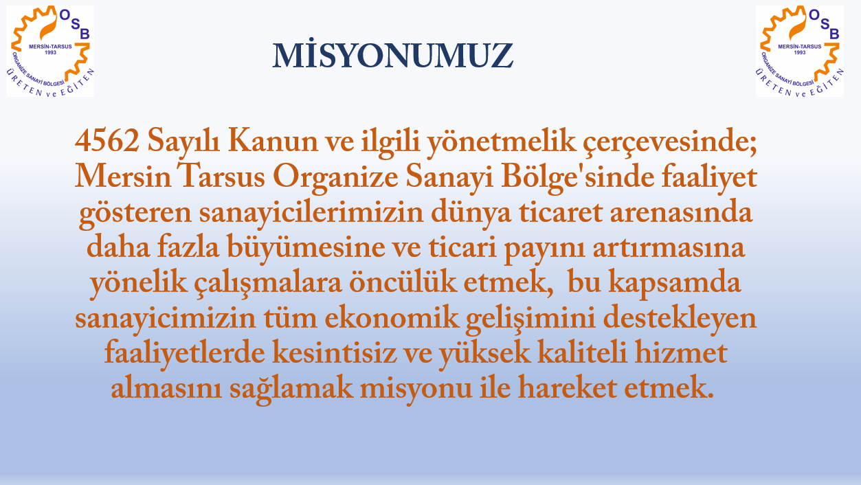 Misyonumuz